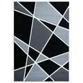 United Weavers Of America 1 ft. 10 in. x 2 ft. 8 in. Bristol Kanza Gray Rectangle Accent Rug 2050 10872 24